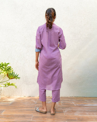 Postcard Pants in Light Plum