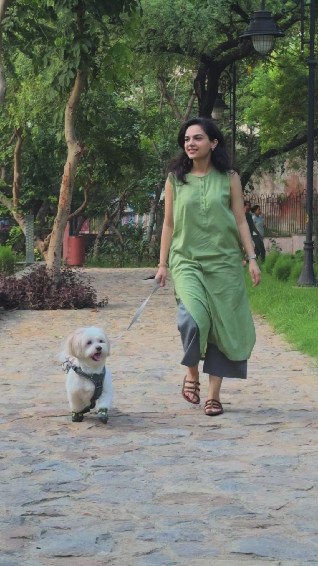 First Rain Kurta Set in Sage Green