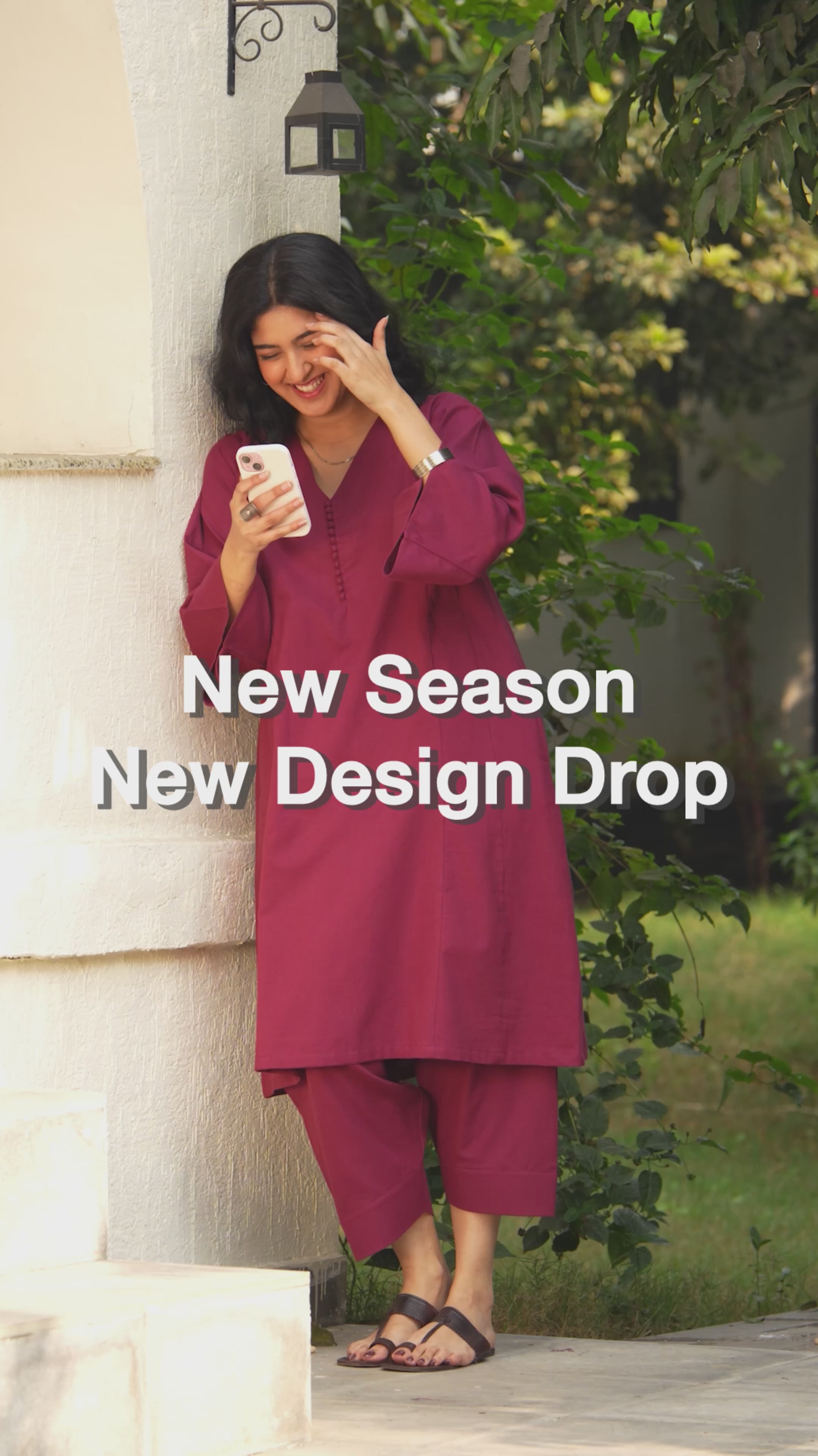 Lip Tint Co-ord Set in Burgundy