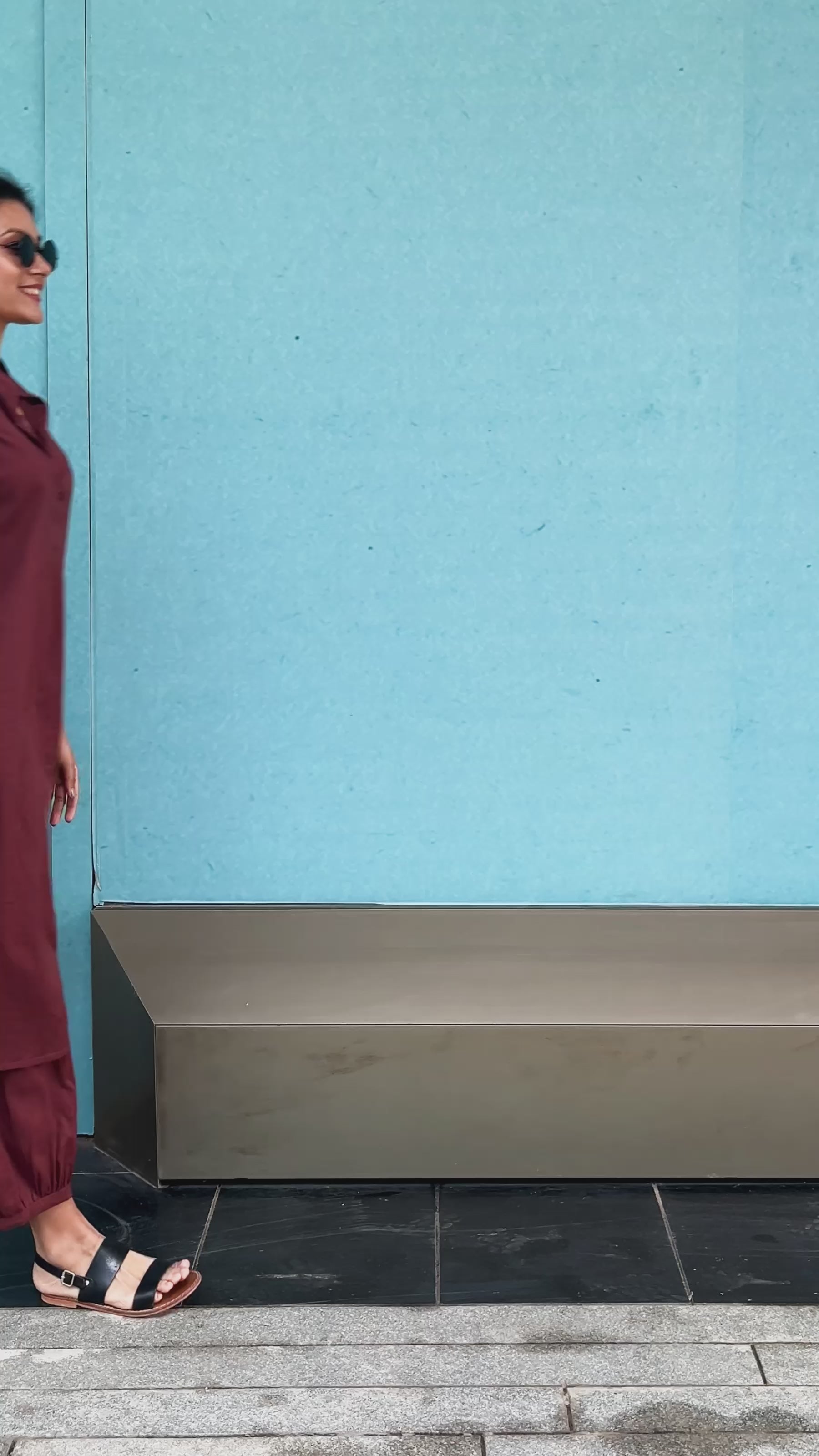 Butter Toast Kurta Co-Ord Set in Brown