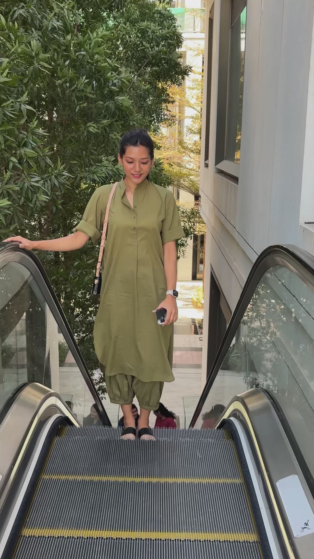 Butter Toast Kurta Co-Ord Set in Olive Green