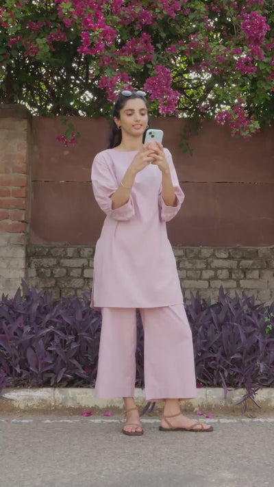 Front Row Co-ord Set in Fresh Lilac