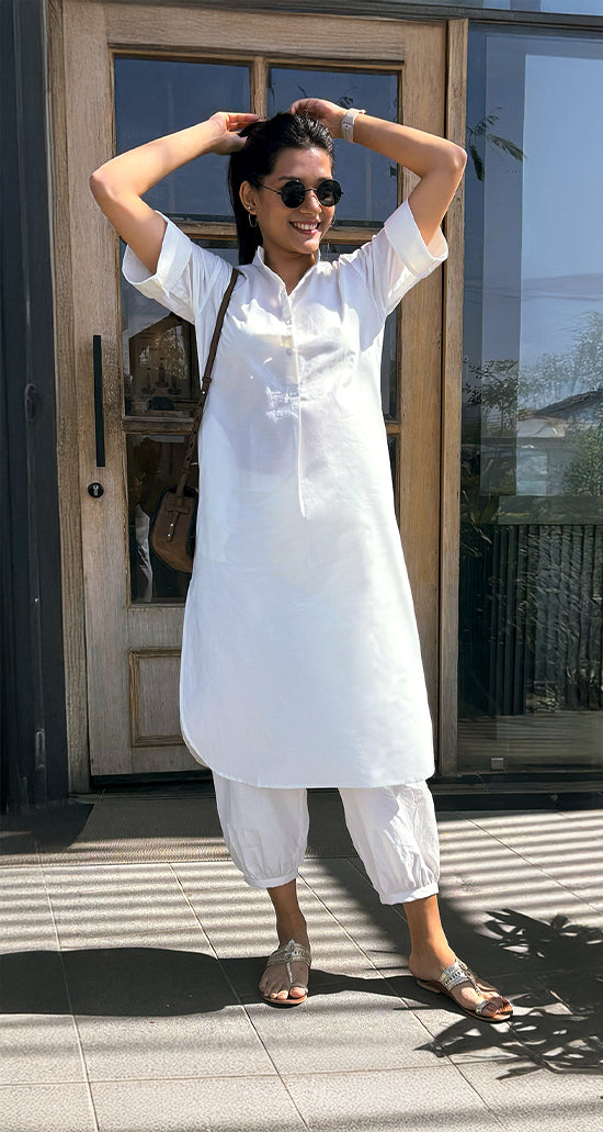 Butter Toast Kurta in Ivory