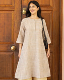Paper Plane Kurta in Brown