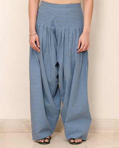 Sudoku Farshi Set in Slate Blue & White