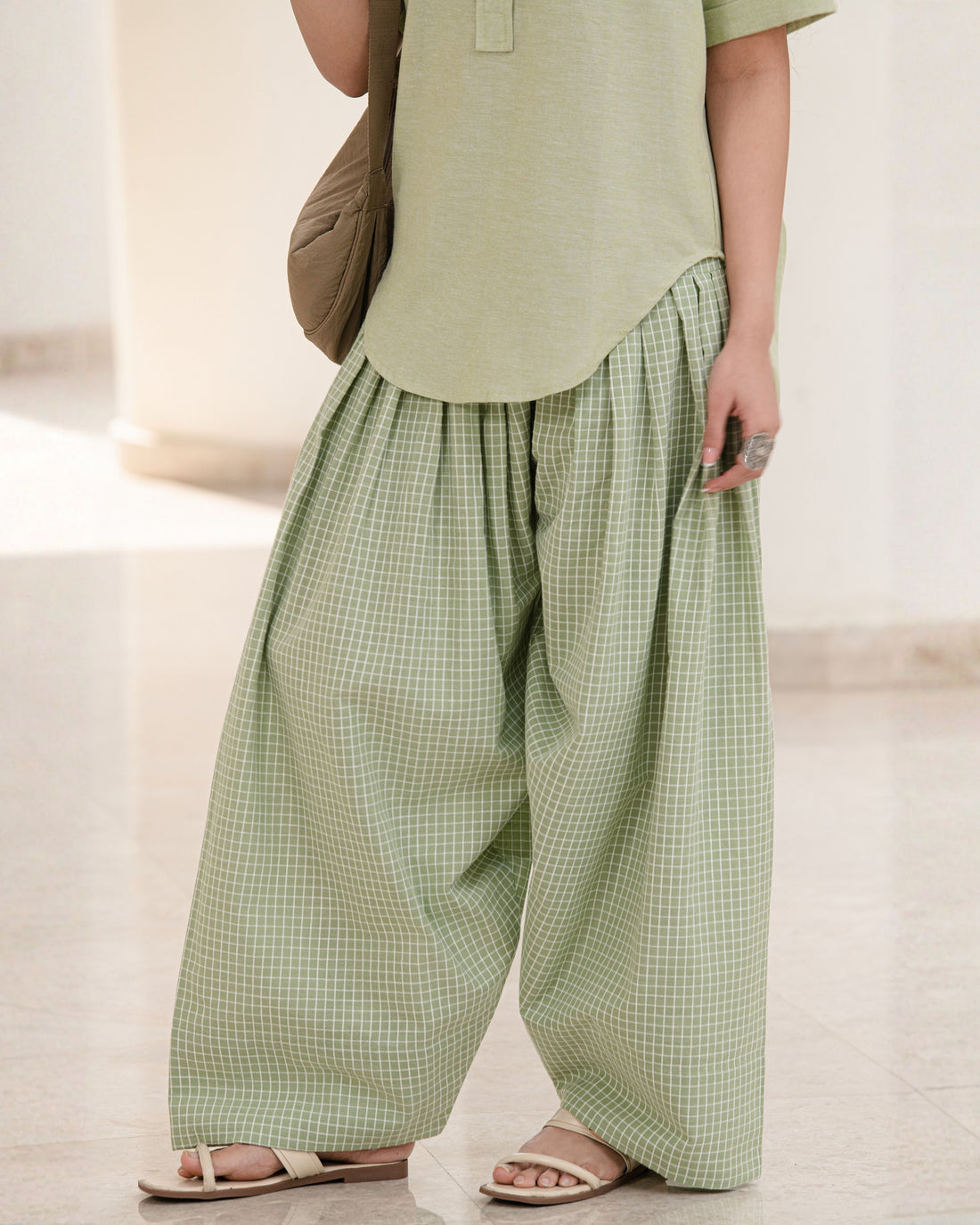 Sudoku Farshi Set in Sage Green