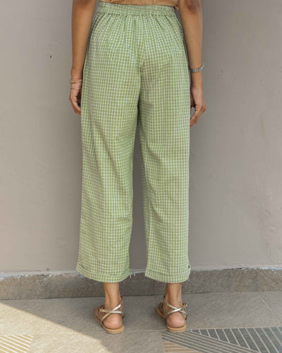 Sudoku Pants in Sage Green