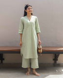 Sudoku Co-ord Set in Sage Green