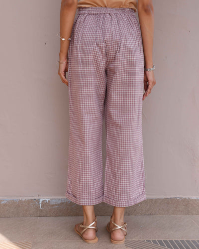 Sudoku Pants in Dusty Lilac
