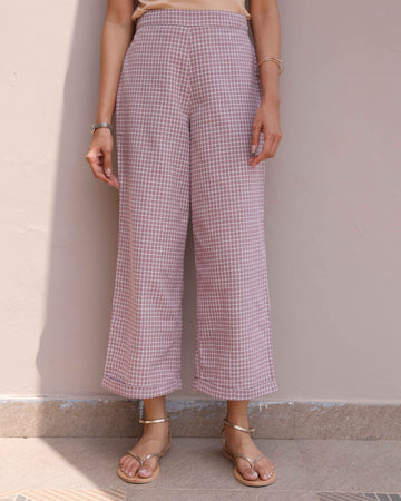 Sudoku Pants in Dusty Lilac