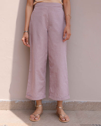 Sudoku Co-ord Set in Dusty Lilac